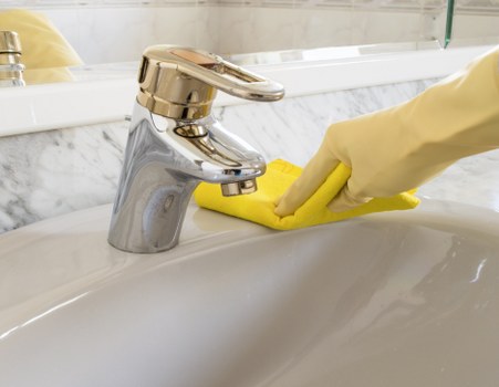 Local cleaning team working in a Hounslow office space